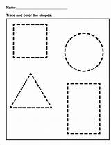 Identifying Shapes For Kindergarten Printable sketch template