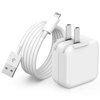 Amazon.com: iPad Charger, iPhone Charger iPad Cord Fast Charging 12W ...