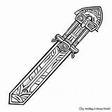 Sword Coloring Pages  Free & Printable sketch template