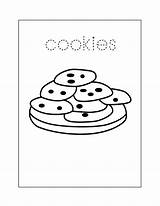 Cookies Coloring Pages – Printable FREE sketch template