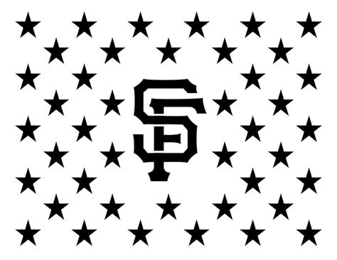 San Francisco Giants Star Flag Custom Stencil – My Custom Stencils