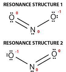 Draw the lewis structure for NO2- including any valid resonance ...