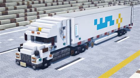 Minecraft Walmart Semi Trailer Truck Tutorial - YouTube