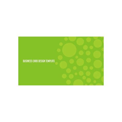 Premium Vector | Free business card design template with dot green