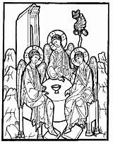 Printable Orthodox Icons sketch template