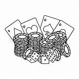 Poker Chips Drawing At PaintingValleycom  Explore Collection Of sketch template