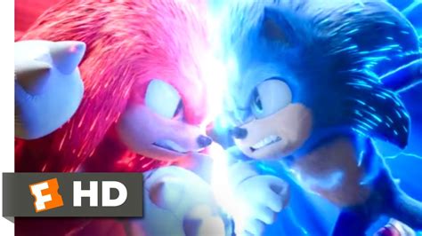 Sonic the Hedgehog 2 (2022) - Sonic vs. Knuckles Scene (6/10) | Movieclips - YouTube