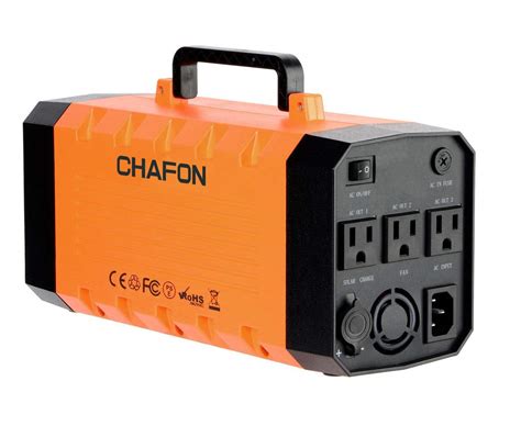 CHAFON 346WH Portable UPS Battery Backup Generator,Rechargeable Power Source Inverter with 110V ...
