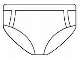 Underwear Coloring Pages sketch template