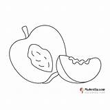 Peaches Coloring Page sketch template