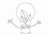 Leaf Bulb Coloring Page  Wecoloringpagecom sketch template