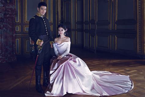 黄晓明、Angelababy唯美婚纱照曝光 埃菲尔铁塔见证浪漫爱情_话题_GQ男士网