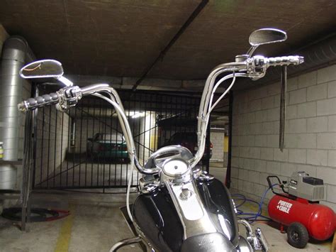 ape hangers mirror extenders?? need them closer to the grips?? - Harley Davidson Forums