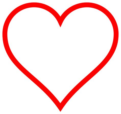File:Heart icon red hollow.svg - Wikipedia