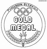 Gold Medal Olympic Coloring Pages sketch template