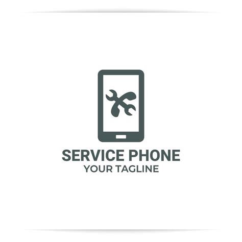 service phone logo design vector, fix, repair, for app, mobile 10595793 Vector Art at Vecteezy