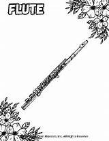 Woodwind Instrument Family Coloring Pages By Modern Maestro  TPT sketch template