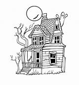 Free Printable Haunted House Coloring Pages  Word Searches sketch template