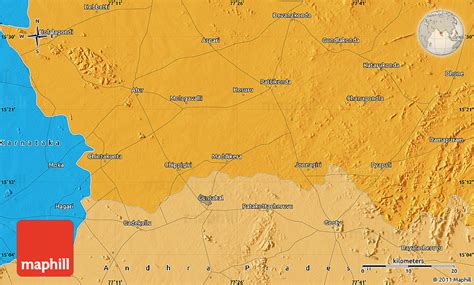 Political Map of Guntakal