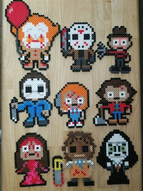 Horror/Halloween collection #1. Pennywise Jason Freddy Michael Myers Chucky Carrie leatherf ...