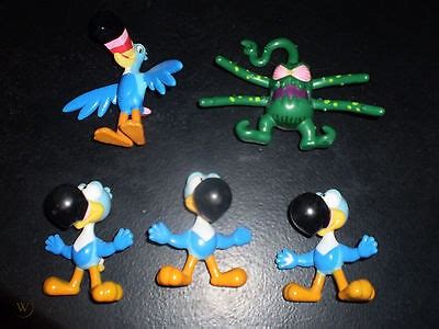 Toucan Sam and Nephews and Space Alien Bendy figures from Kelloggs Froot Loops | #515335695