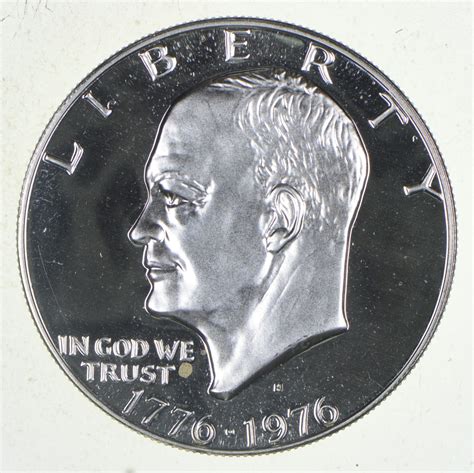 Silver - SPECIALLY MINTED - S Mint Mark - 1776-1976-S - 40% Eisenhower ...