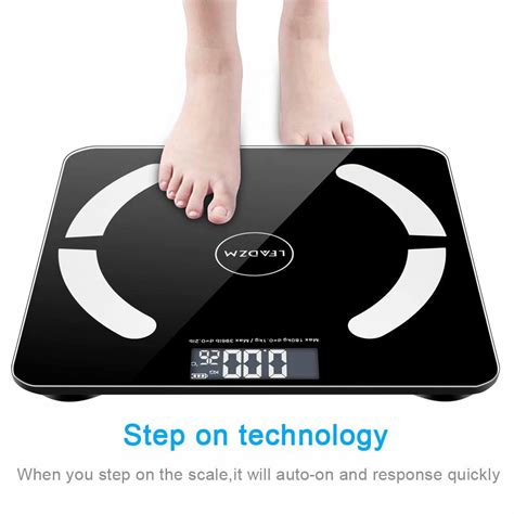 Weighing Scale with Smartphone APP,Bluetooth Smart Scales Digital Weight and Body Fat ,Unlimited ...