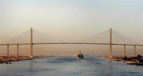 File:Suez Canal Bridge.jpg | Suez, Egypt, Around the world in 80 days