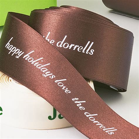 Personalized Satin Ribbon 1 1/2" - 10 Colors