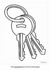 Key Coloring Clipartmag Drawing Sketch Page sketch template