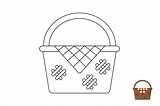 Picnic Basket Coloring Page sketch template