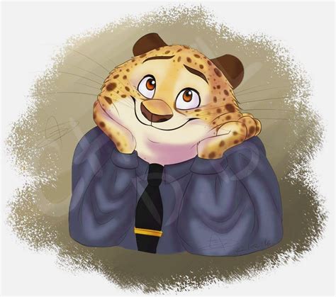 Officer Clawhauser - Disney's Zootopia fan Art (39330149) - fanpop