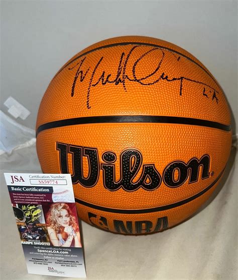 Michael Cooper LA Los Angeles Lakers signed NBA Basketball Ball ...