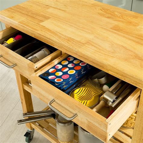 SoBuy FKW24-N,Kitchen Storage Trolley Cart with Drawers & Shelves | Fruugo IE