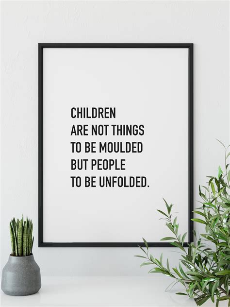 Reggio Emilia Quote Children Print Poster Children Bedroom | Etsy