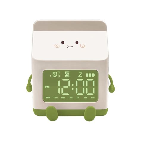 PRINxy High Performance Chip Milk Box Alarm Clock For Student Specific Countdown Time Management ...
