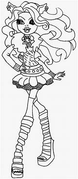 Clawdeen Wolf Monster High Coloring Pages sketch template