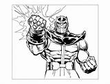 Thanos Coloring Pages – Printable FREE sketch template