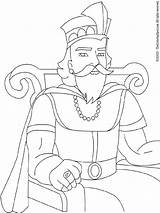 Coloring Pages King sketch template