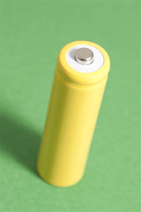 Free Stock image of Single yellow rechargeable battery ...