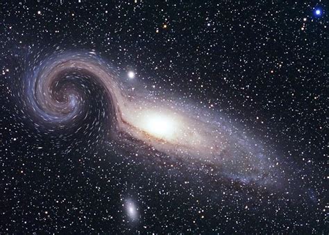 Hubble Images of Black Holes | black hole in front of Andromeda galaxy ...