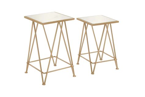 Gold Iron Accent Table Set Of 2 | Living Spaces