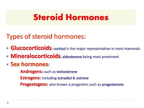 PPT - Steroid Hormones PowerPoint Presentation, free download - ID:6410063