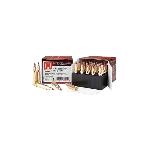 Hornady Superformance Varmint 17 Hornet Ammo 15.5 Gr NTX LF - Ammo Deals