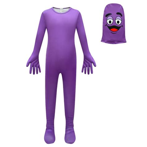 Kids McDonald Grimace Costume - Grimace Cosplay | Costume Party World