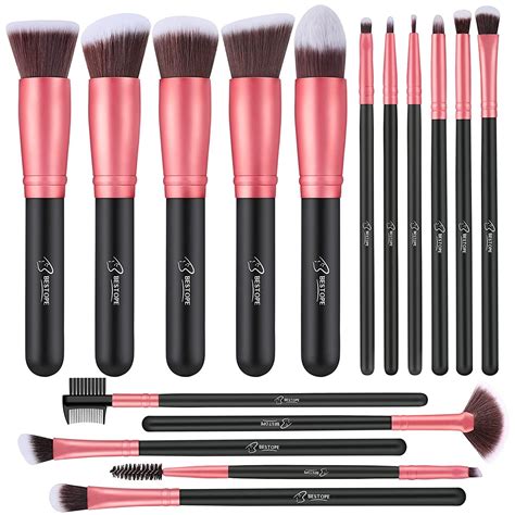 Amazon.com: Makeup Brushes Makeup Brush Set - 16 Pcs BESTOPE PRO Premium Synthetic Foundation ...