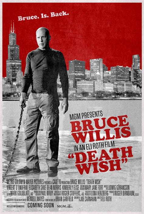 Bruce Is Back In These Retro 'Death Wish' Posters