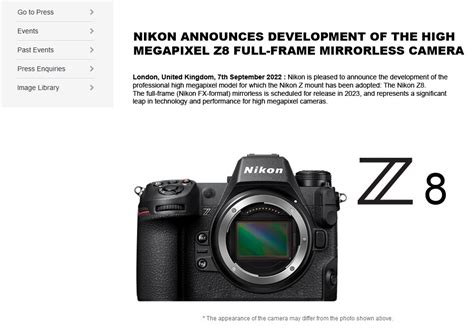 The Nikon Z8 should be coming in 2023 - Nikon Rumors