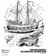 EXCLUSIVE Tony Millionaire Is Getting A Sea Monsters coloring Book At  sketch template