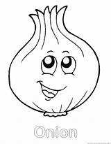 Coloring Pages  Free Printable Onion Vegetables sketch template